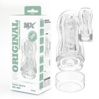 Мастурбатор у колбі для чоловіків прозорий Chisa MX Original Portable Whack Cup