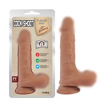 Фаллоимитатор реалистичный на присоске бежевого цвета Chisa Cock Shoot