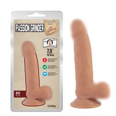 Фалоімітатор реалістичний на присосці бежевого кольору Chisa Grinder