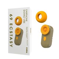 Вакуумный вибростимулятор клитора оранжевый Chisa 69 Ecstasy 
