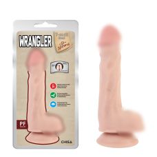 Фалоімітатор реалістичний на присосці тілесного кольору Chisa Wrangler