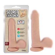 Фалоімітатор реалістичний на присосці тілесного кольору Chisa Secret Explorer