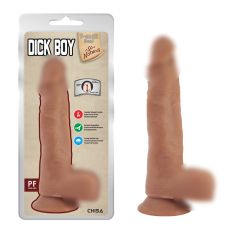 Фаллоимитатор реалистичный на присоске бежевого цвета Chisa Dick Boy