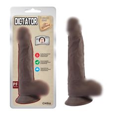 Фалоімітатор реалістичний на присосці коричневого кольору Chisa Dictator