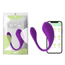 Двойной смарт вибратор для пар фиолетового цвета Cnt Clit Magic Take Over-The Insider 2