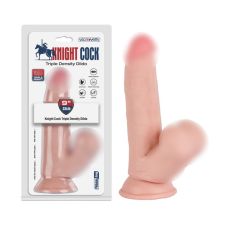 Фалоімітатор реалістичний на присосці тілесного кольору Vscnovelty Knight Cock 3D