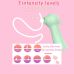 Вакуумный стимулятор для клитора и сосков зеленый Cnt Rose-Green