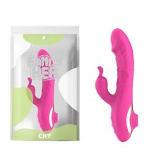 Вібратор реалістичний для точки G з відростком для клітора рожевого кольору Cnt Triple Play Thruster