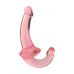 Безперервний подвійний реалістичний страпон для жінок рожевий Cnt Crystal Beginner Dildo Безперервний подвійний реалістичний страпон для жінок рожевий Cnt Crystal Beginner Dildo