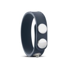 Кільце ерекційне для члена силіконове сірого кольору Boners Cock Strap розмір S/M