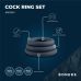 Ерекційне кільце на член сірого кольору Boners 3-Piece Cock Ring Set 3 штуки