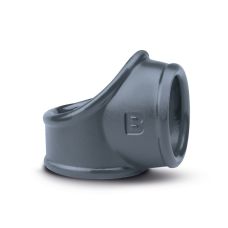 Ерекційне кільце для члена та мошонки силіконове сірого кольору Boners Cocksling