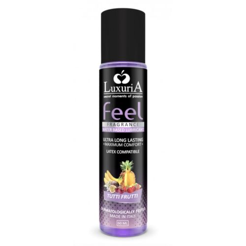 Лубрикант на водній основі для вагінального або анального зволоження із фруктовим ароматом Intimateline Luxuria Feel Tutti Frutti 60мл