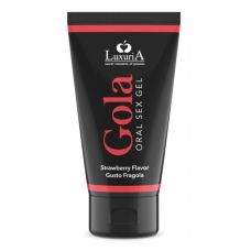 Оральный гель для секса с увлажняющим и смягчающим действием и со вкусом клубники Intimateline Luxuria Gola 50мл