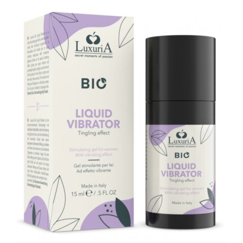 Стимулюючий гель з ефектом, що вібрує Intimateline Luxuria Bio Liquid Vibrator 15мл