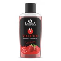 Массажный гель со вкусом клубники Intimateline Luxuria Voluptas 100мл