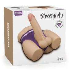 Мастурбатор полуторс с трусиками Анус с членом телесного цвета Lovetoy Streetgirls #14 with Bendable Dildo