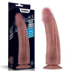 Вібратор реалістичний на присосці тілесного кольору Lovetoy Dual Density Power Cock
