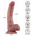 Вибратор реалистичный на присоске телесного цвета Lovetoy Dual Density Power Cock