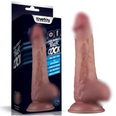 Вібратор реалістичний на присосці тілесного кольору Lovetoy Dual Density Power Cock