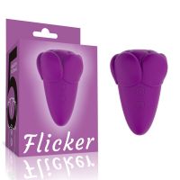 Клиторальный вибростимулятор фиолетового цвета Flicker 