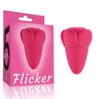 Клиторальный вибростимулятор розового цвета Flicker 