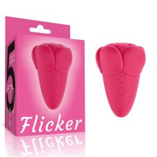 Кліторальний вібростимулятор рожевого кольору Flicker