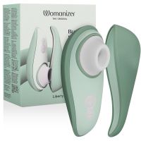 Вакуумний стимулятор клітора світло-зеленого кольору Womanizer Liberty 2