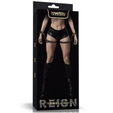 Набір манжет на стегна для фіксації тіла з високоякісного поліуретану Lovetoy Rebellion Reign