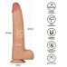 Реалистичный вибратор на присоске телесного цвета Lovetoy Vibrating Power Basics Cock 11.0