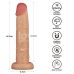 Реалістичний вібратор на присосці тілесного кольору Lovetoy Vibrating Power Basics Cock 10.0