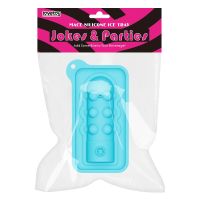 Форма для льда или шоколада в форме булавы голубая Lovetoy Mini Penis 