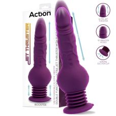 Вібратор Пульсатор напівреалістичний для жінок фіолетовий Action Booster Ultra Jet Thruster