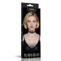 Чокер Кажан з високоякісного поліуретану чорний Lovetoy Rebellion Reign Bat Collar
