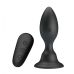 Анальная вибропробка с пультом управления силиконовая черная Mr Play Super Power Vibrating Anal Plug