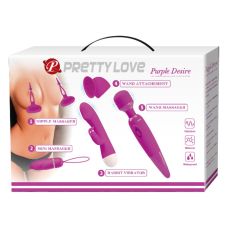 Набір іграшок для жінок фіолетовий Lybaile Desire