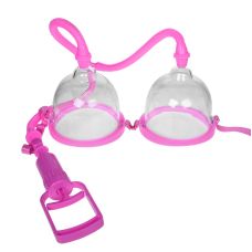 Вакуумна помпа для грудей прозора з рожевим кольором Baile Breast Pump