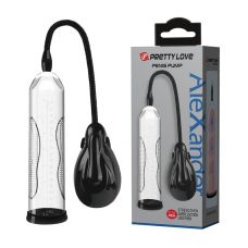 Вакуумная помпа для мужчин с монометром и  автоматическим воздушным насосом прозрачная Lybaile Penis Pump Alexander