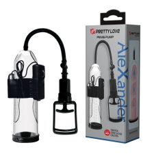 Вакуумная помпа для мужчин с вибрацией прозрачная Lybaile Penis Pump Alexander