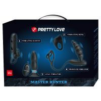 Набор секс игрушек для мужчин черного цвета Lybaile Master Hunter