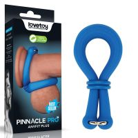 Эрекционная петля на член синего цвета Lovetoy Pinnacle Pro Anyfit Plus Stretcher 