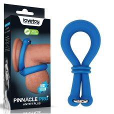 Ерекційна петля на член синього кольору Lovetoy Pinnacle Pro Anyfit Plus Stretcher