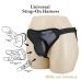Трусики для страпону з відкритим доступом чорні LYBAILE Harness Briefs Galudio I