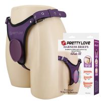 Трусики стрінги для страпону чорні LYBAILE Harness Briefs Galudio III