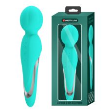 Клиторальный вибратор-микрофон бирюзовый LYBAILE Super Soft 