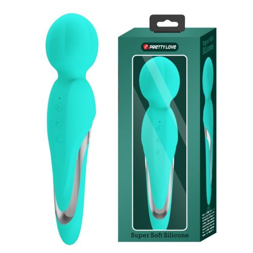 Клиторальный вибратор-микрофон бирюзовый LYBAILE Super Soft 