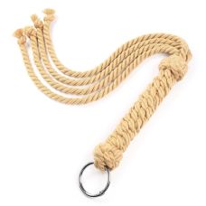 Плеть из веревки бежевого цвета Vscnovelty Fetish Boutique Soft Rope Flogger