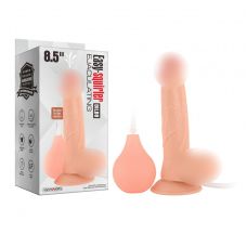 Фалоімітатор на присосці реалістичний тілесного кольору Vscnovelty Easy-Squirter Ejaculating Realistic Dildo 8.5