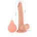 Фаллоимитатор на присоске реалистичный телесного цвета Vscnovelty Easy-Squirter Ejaculating Realistic Dildo 9.5