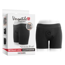 Труси для страпону чорного кольору Vscnovelty Packer Wear Unisex StrapOn Harness